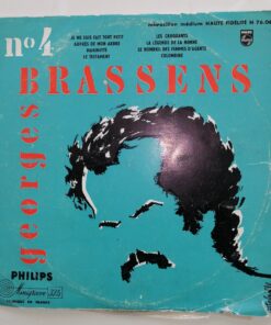 Georges Brassens  -  N°4	Philips	33T/25cm	1957